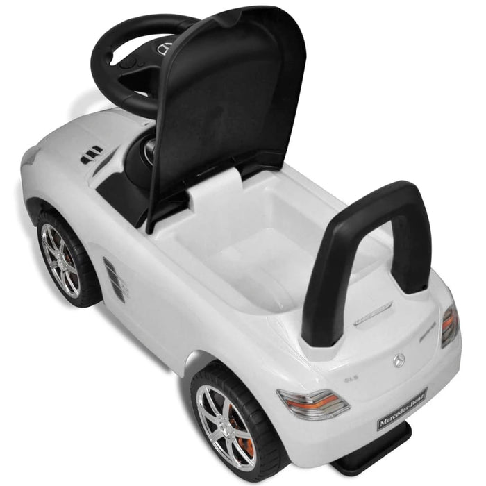 Auto bianca per bambini mercedes benz 02_0005220