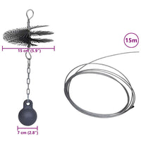 Spazzola Rotonda per Canna Fumaria Diametro 25 cm 141271