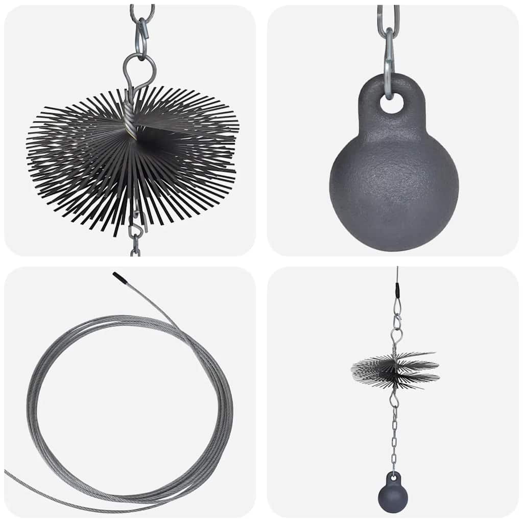 Spazzola Rotonda per Canna Fumaria Diametro 20 cm 141272