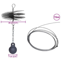 Spazzola Rotonda per Canna Fumaria Diametro 20 cm 141272