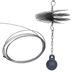 Spazzola Rotonda per Canna Fumaria Diam 25 cm cod mxl 67483