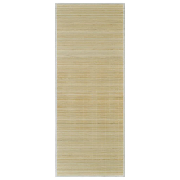 Tappeto Rettangolare in BambÃ¹ Naturale 80 x 200 cmcod mxl 105553