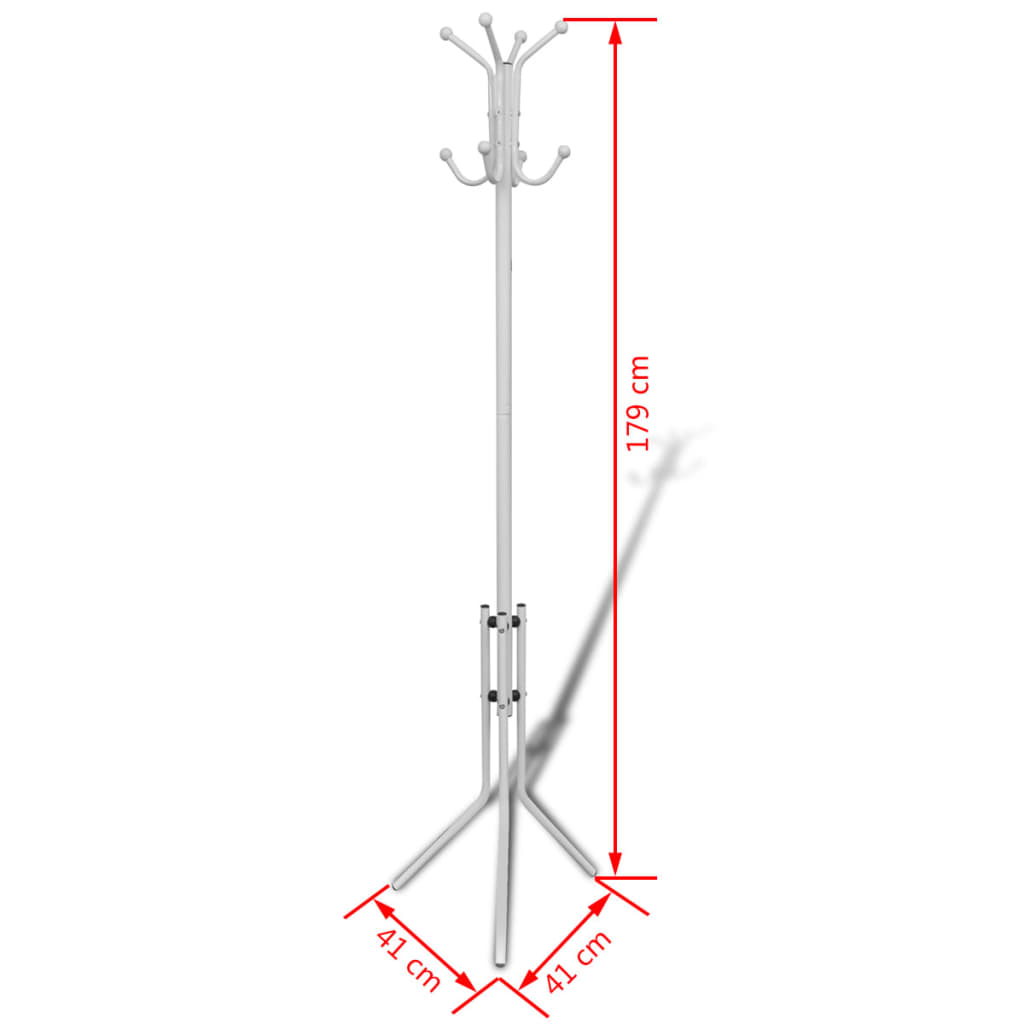 Attaccapanni Bianco in Metallo  cod mxl 63174
