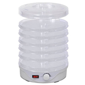 Essiccatore Alimentare con 6 Vassoi Impilabili (Rotondo)cod mxl 72958