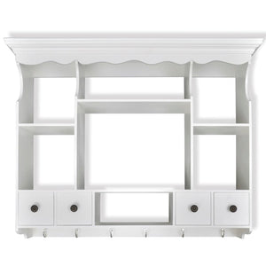 Pensile da Cucina in Legno Bianco 241372