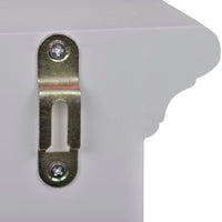 Pensile da Cucina-Mobile Cucina da Parete in Legno con Anta in Vetro