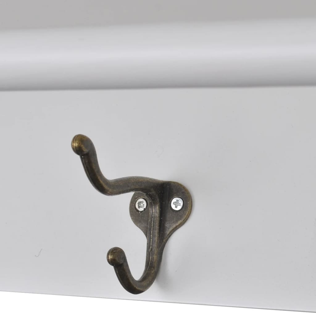 Pensile da Cucina-Mobile Cucina da Parete in Legno con Anta in Vetro