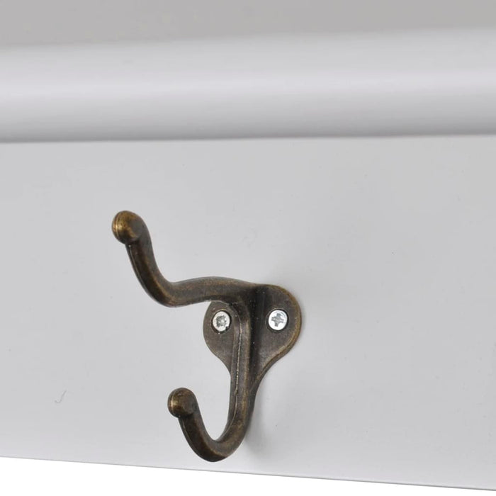 Pensile da Cucina-Mobile Cucina da Parete in Legno con Anta in Vetro