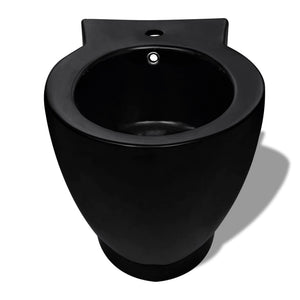 Set Toilette e BidÃ¨ in Ceramica Nero cod mxl 51206