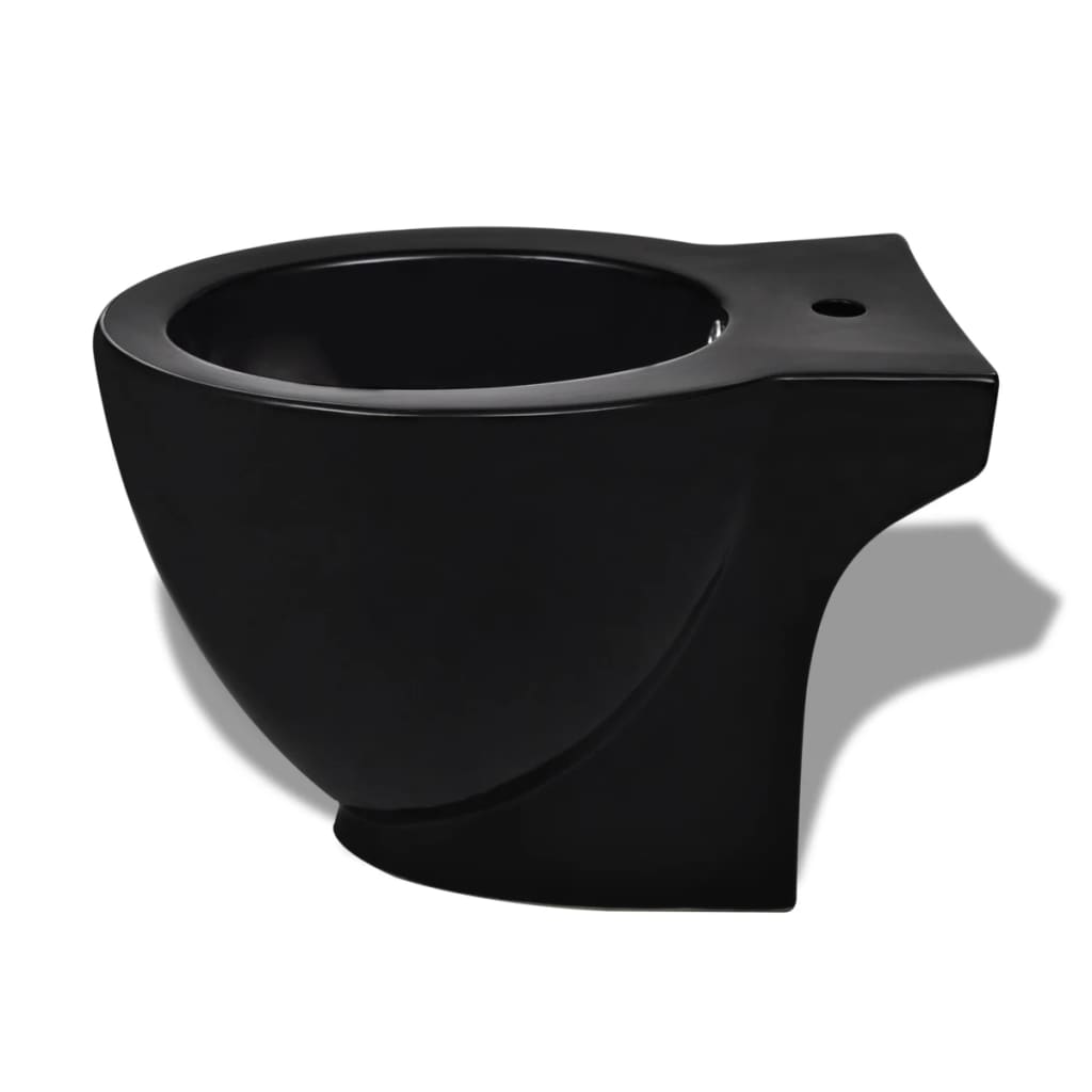 Set Toilette e BidÃ¨ in Ceramica Nero cod mxl 51206