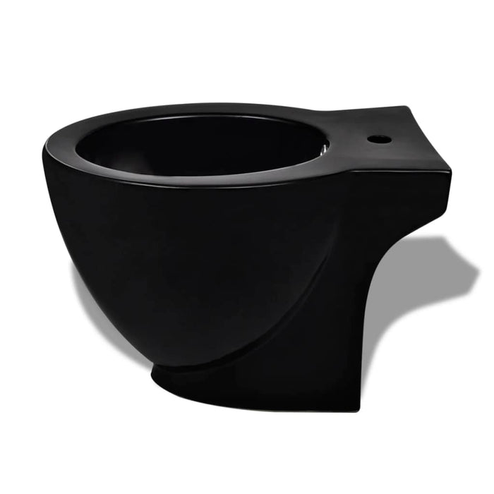 Set Toilette e Bidè in Ceramica Nero 270567