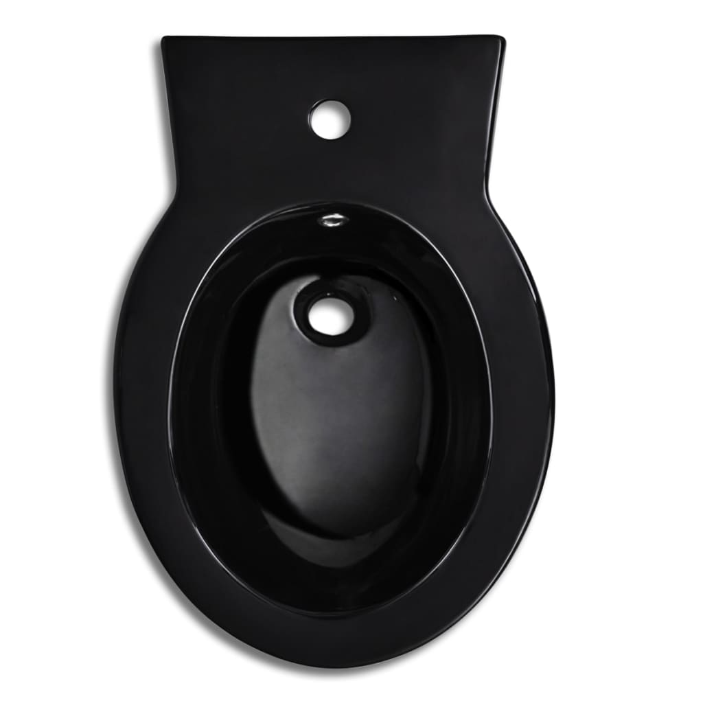 Set Toilette e BidÃ¨ in Ceramica Nero cod mxl 51206