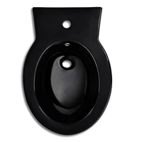 Set Toilette e BidÃ¨ in Ceramica Nero cod mxl 51206