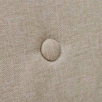 Sedie Pranzo 4 pz Beige in Tessuto e Legno Massello di Rovere 270570