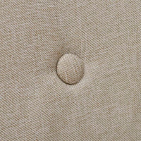 Sedie da Pranzo 6pz Beige in Tessuto e Legno Massello di Rovere 270571