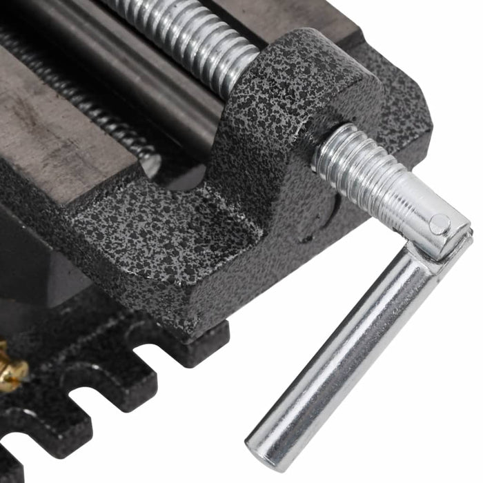 Morsa Manuale con Slitta Trasversale per Trapano a Colonna 78mm 141312