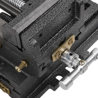 Morsa Manuale con Slitta Trasversale per Trapano a Colonna 78mm 141312