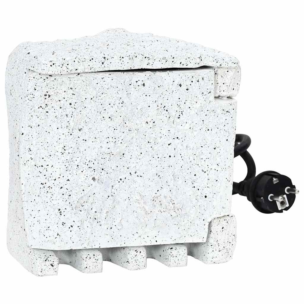 Presa Elettrica da Giardino in Pietra Falsa con Timer