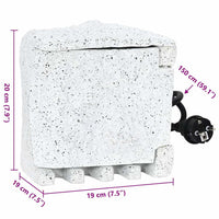 Presa Elettrica da Giardino in Pietra Falsa con Timer 41230