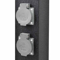 Presa Elettrica da Giardino con Pilastro Nero 41233