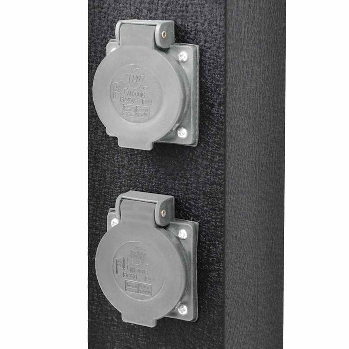 Presa Elettrica da Giardino con Pilastro Nero 41233