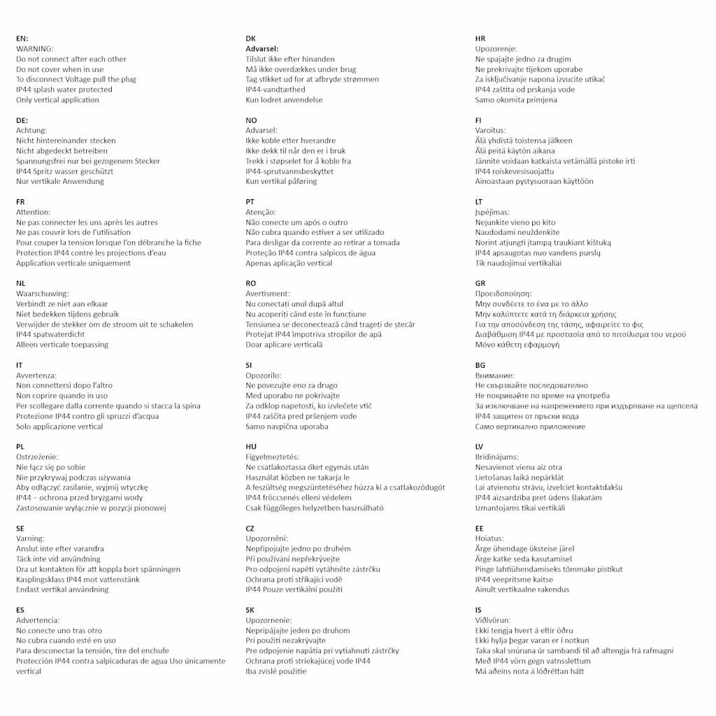 Presa Elettrica da Giardino con Pilastro Nero 41233