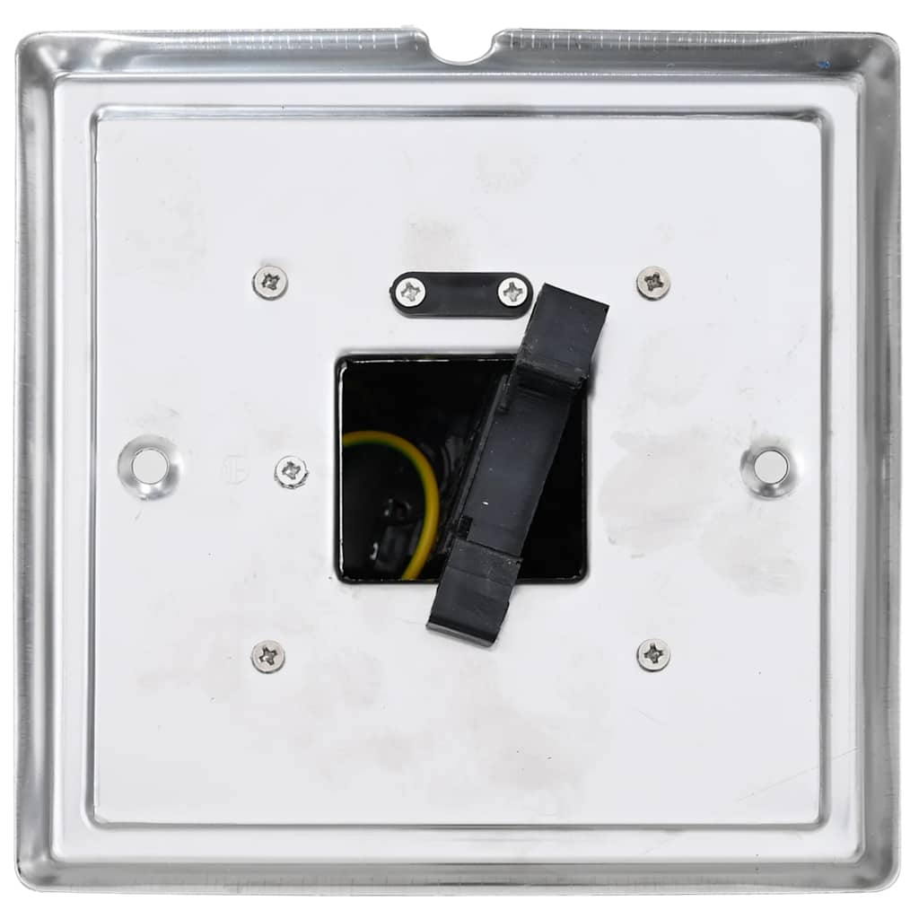 Presa Elettrica da Giardino a Pilastro Acciaio Inox con Timer 41237