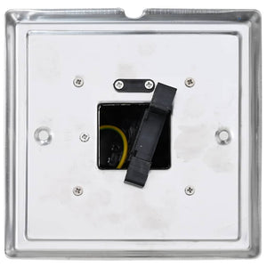 Presa Elettrica da Giardino a Pilastro Acciaio Inox con Timer 41237