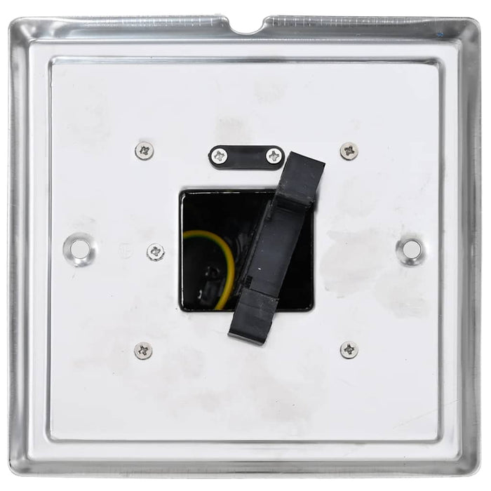 Presa Elettrica da Giardino a Pilastro Acciaio Inox con Timer 41237