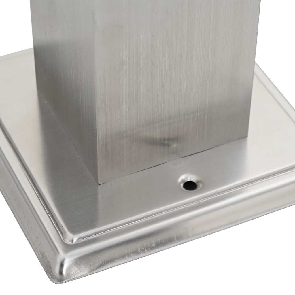 Presa Elettrica da Giardino a Pilastro Acciaio Inox con Timer 41237