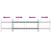 Grate per Finestre Regolabili 2 Barre Trasversali 700-1050 mm 141380