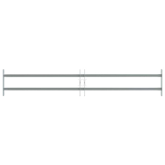 Grate per Finestre Regolabili 2 Barre Trasversali 1000-1500 mm 141381