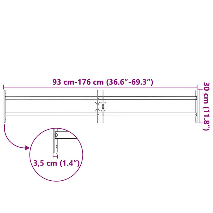 Grate per Finestre Regolabili 2 Barre Trasversali 1000-1500 mm 141381