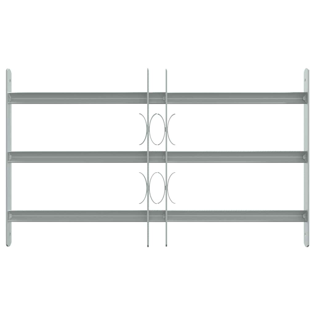 Grate per Finestre Regolabili 3 Barre Trasversali 500-650 mm 141382