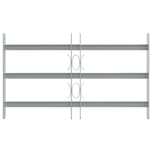 Grate per Finestre Regolabili 3 Barre Trasversali 500-650 mm 141382
