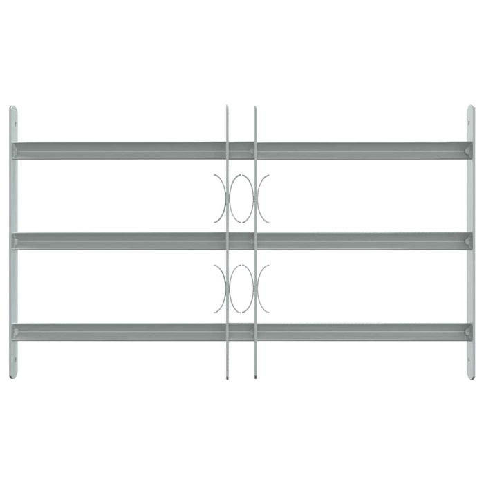 Grate per Finestre Regolabili 3 Barre Trasversali 500-650 mm 141382