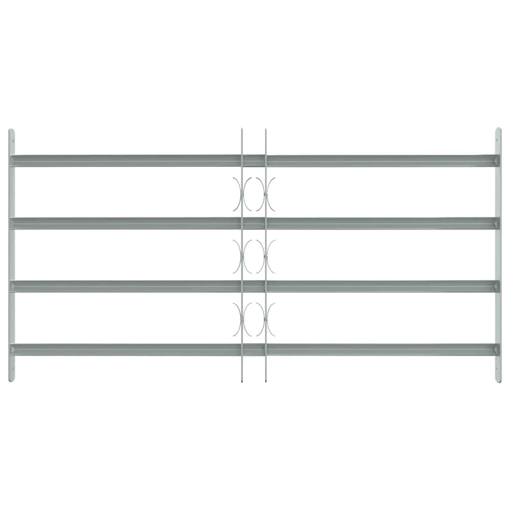 Grate per Finestre Regolabili 4 Barre Trasversali 700-1050 mm 141386