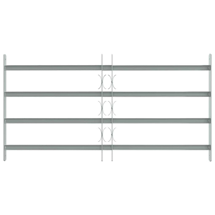 Grate per Finestre Regolabili 4 Barre Trasversali 700-1050 mm 141386