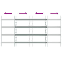 Grate per Finestre Regolabili 4 Barre Trasversali 700-1050 mm 141386