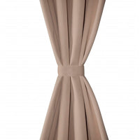 Tende Oscuranti Blackout Crema con Anelli di Metallo 135 x 245 cm 2 pz cod mxl 71532