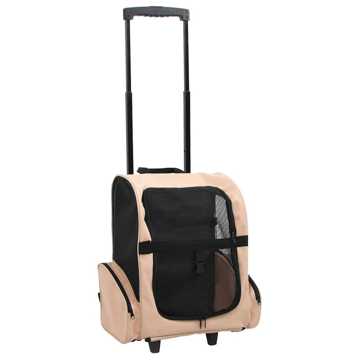 Trolley Trasportino per Animali Pieghevole Multifunzione Beigecod mxl 121138