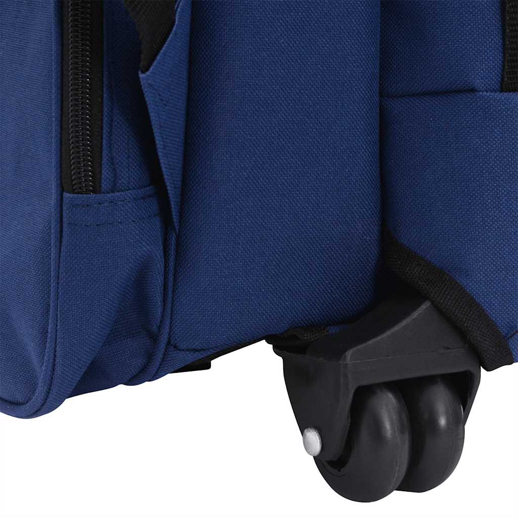 vidaXL Trolley Trasportino per Animali Pieghevole Multifunzione Blu