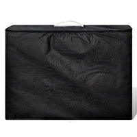 Lettino Massaggio Pieghevole Crema 3 Zone con Telaio Alluminio 110089