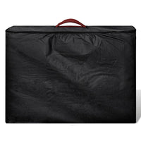 Lettino Pieghevole da Massaggio Rosso 3 Zone con Telaio Alluminio 110091