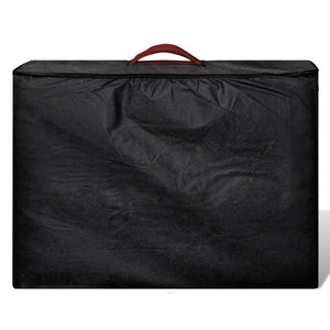 Lettino Pieghevole da Massaggio Rosso 3 Zone con Telaio Alluminio 110091