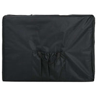 Lettino Massaggio Pieghevole Bianco Crema 4 Zone con Telaio Alluminio cod mxl 13788