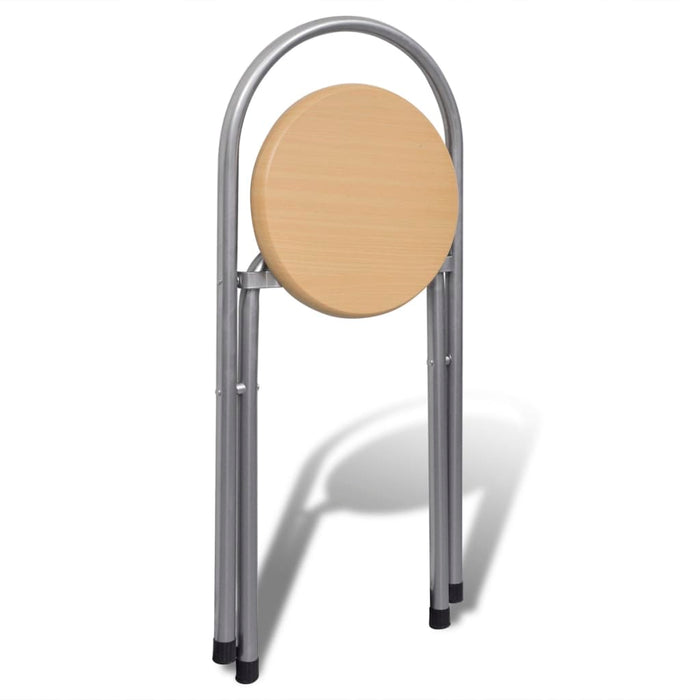 Set da Bar Pieghevole per Colazione con 2 Sgabelli 241032