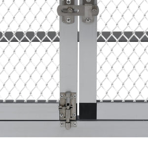 Pollaio grande in alluminio MDF con rampe e 1 cassetta-nido 258 cm 02_0001677