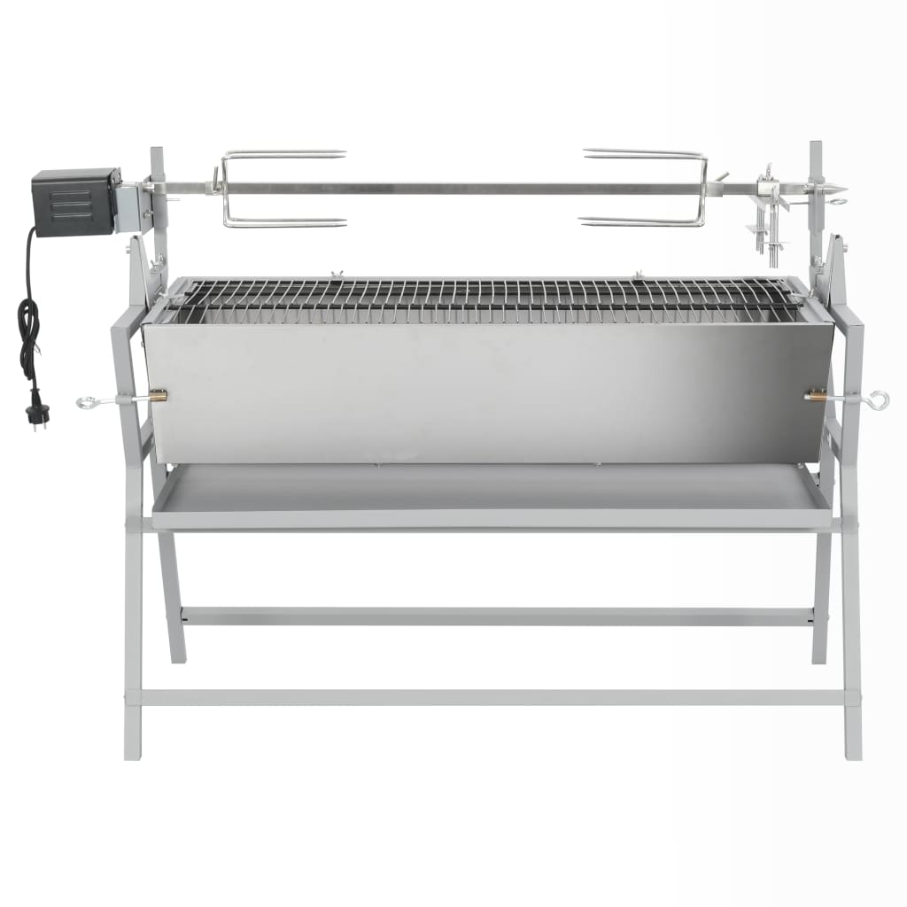 Barbecue Girarrosto in Ferro ed Acciaio Inossidabile cod mxl 76168