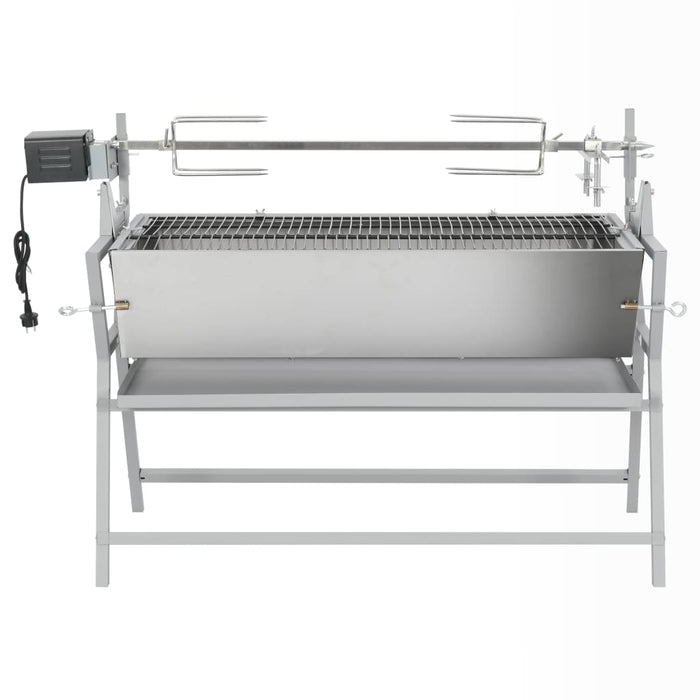 Barbecue Girarrosto in Ferro ed Acciaio Inossidabile cod mxl 76168